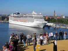 MSC Magnifica am Ostseekai-Kiel