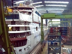 AIDASol in der Meyer Werft