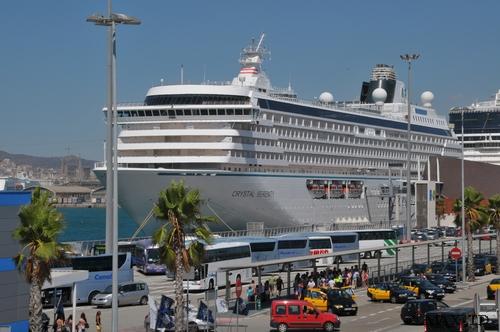 MS Crystal Serenity in Barcelona