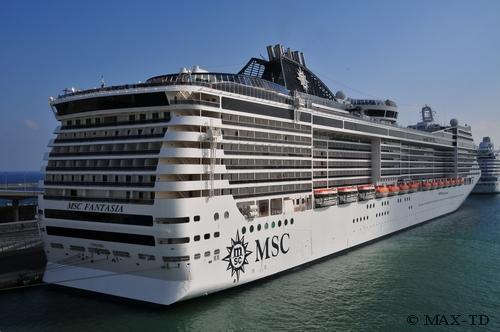 MSC Fantasia in Barcelona