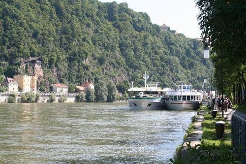 Passau - Anleger für Donauschiffe
