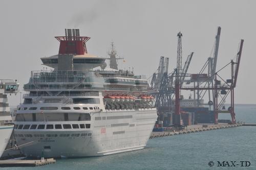 MS Sovereign in Barcelona