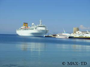 Costa Marina im Hafen von Rhodos