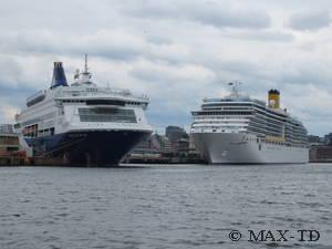 Pearl Seaways und Costa Luminosa