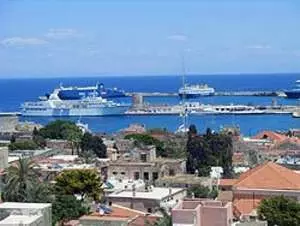 Tourist Port von Rhodos