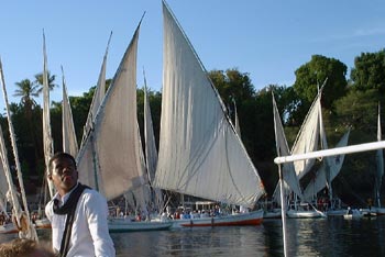 Segelschiffe auf dem Nil, Nilkreuzfahrt